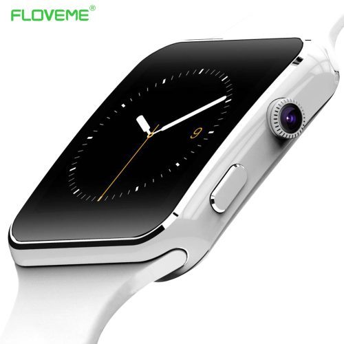 FLOVEME E6 Smart Watch наручные Bluetooth смарт часы с камерой, функцией телефона и мониторинга сна