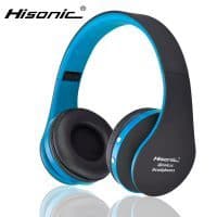 Hisonic Беспроводные накладные качественные стильные складные Bluetooth стерео наушники-гарнитура