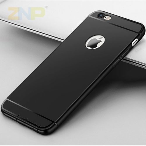 Мягкий силиконовый однотонный чехол-бампер на айфон (iPhone) 5, 6, 7