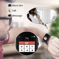 Наручные Bluetooth 3.0 смарт часы Colmi gt08 с шагомером, камерой, функцией телефона и сенсорным экраном