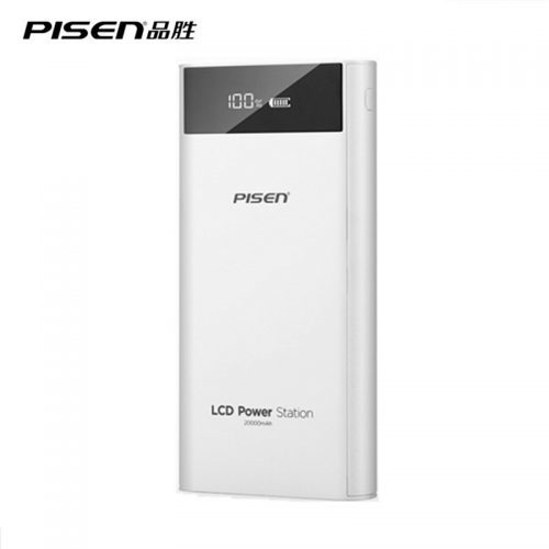 PISEN 18650 Power bank портативное зарядное устройство на 20000 мАч с жк дисплеем