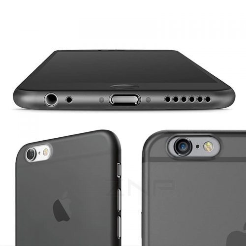 Полупрозрачный ультратонкий матовый однотонный чехол бампер накладка задняя крышка на Айфон (iPhone)6, 7