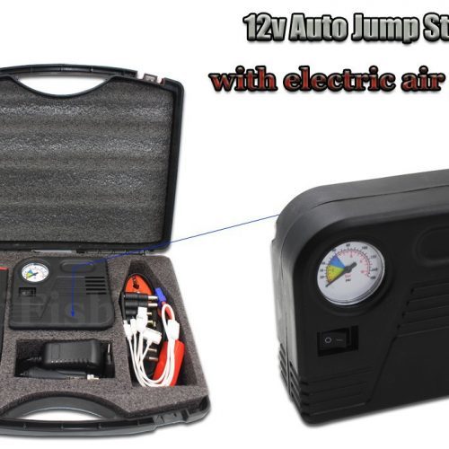 Пуско-зарядное устройство Jumpstarter 68000 мАч + Компрессор 12 В для автомобиля