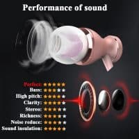 Вакуумные магнитные шумоподавляющие качественные стильные наушники-вкладыши-гарнитура с микрофоном 3,5 мм с регулятором громкости