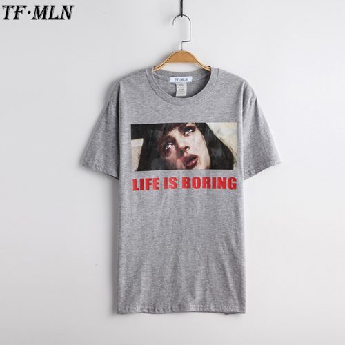 Женская футболка Life is boring (Криминальное чтиво)