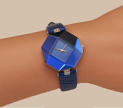 Женские наручные кварцевые ювелирные геометрические часы с аналоговым дисплеем
