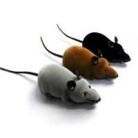 Электронная беспроводная игрушка-мышь на пульте дистанционного управления для кошки