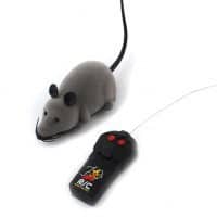 Электронная беспроводная игрушка-мышь на пульте дистанционного управления для кошки