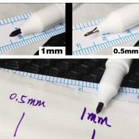 Хирургический маркер-ручка для разметки тату, фрихенда, микроблейдинга бровей (в наборе 5 шт.)
