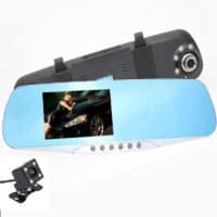 Jansite автомобильный видеорегистратор-камера ночного видения зеркало заднего вида Full HD 1080 P