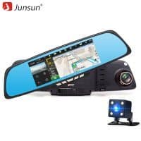 Junsun 6.86″ автомобильный Wi-Fi видеорегистратор-камера ночного видения зеркало заднего вида Full HD 1080 P