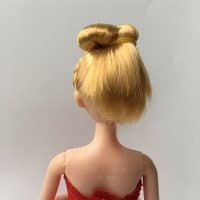Кукла Барби 30 см в пышном платье, с короной, ожерельем и туфлями, с подвижным телом, длинными темными и светлыми волосами