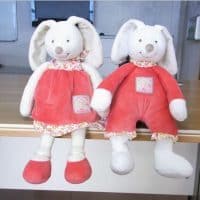 Мягкая плюшевая детская игрушка Кролик 32 см