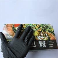 Одноразовые нитриловые перчатки для тату мастера KURO SUMI 100 шт.