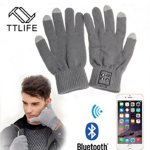 Перчатки беспроводная Bluetooth гарнитура с микрофоном TTLIFE (подходят для работы с сенсорным экраном)