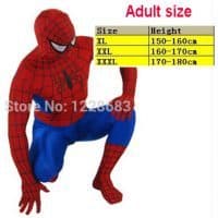 Взрослый и детский косплей-костюм Человека Паука (Spider Man)