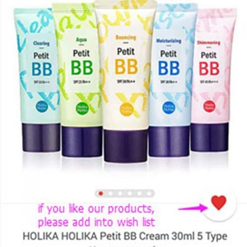 Holika holika petit корейский увлажняющий BB крем для лица
