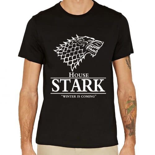 Мужская футболка House Stark “Winter is coming” из сериала Игра престолов