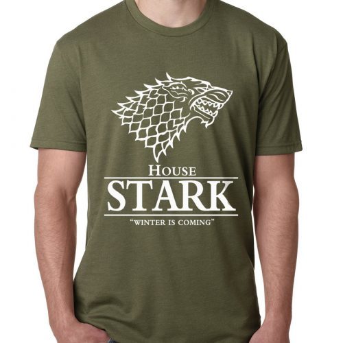 Мужская футболка House Stark “Winter is coming” из сериала Игра престолов