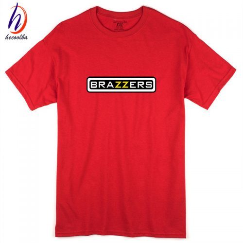 Мужская хлопковая футболка Brazzers
