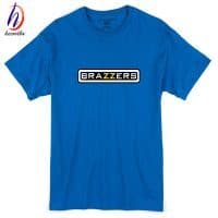 Мужская хлопковая футболка Brazzers
