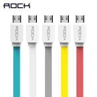 ROCK Micro USB плоский кабель для зарядки смартфона