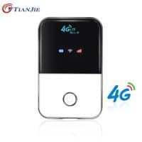 Tianjie карманная точка доступа (4G LTE беспроводной мини Wi-Fi роутер с micro SIM картой)