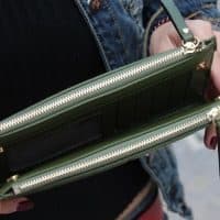 Женский длинный большой кошелек бумажник клатч из искусственной кожи с квадратным тиснением для монет, купюр, телефона (длина 19 см)