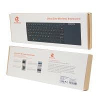 Zoweetek K12BT-1 ультра-тонкая беспроводная клавиатура с сенсорной панелью фс