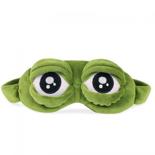 3D Маска на глаза для сна Грустная лягушка (Sad Frog)