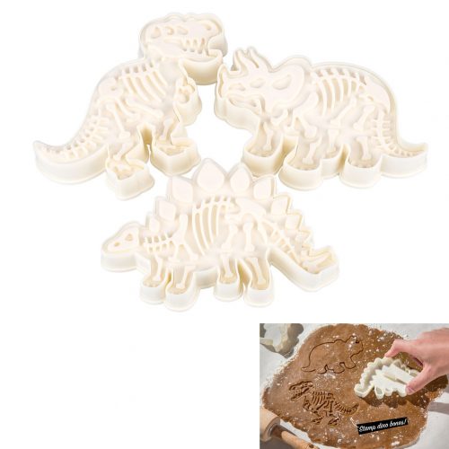 Пищевые формочки для выпечки печенья в виде динозавров