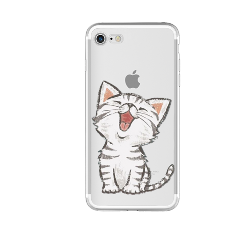 Силиконовый мягкий чехол с котиком, собакой или совой для iPhone (айфон) 4, 5, 6, 7, 8, X и Xiaomi