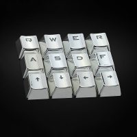 Металлические колпачки на клавиши клавиатуры (золотые, серебристые и синие)