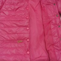 Женская демисезонная осенняя стеганая утепленная куртка на кнопках без капюшона
