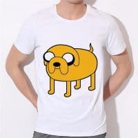 Мужская и женская белая футболка Время приключений (Adventure Time)