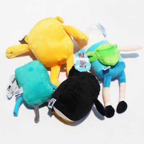 Мягкие плюшевые игрушки Finn, Jake, Beemo, Gunter из Время приключений (Adventure Time)