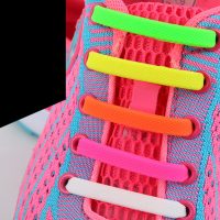 Силиконовые эластичные шнурки для обуви (16 шт. в наборе)