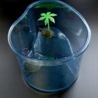 Террариум аквариум с островком для черепахи