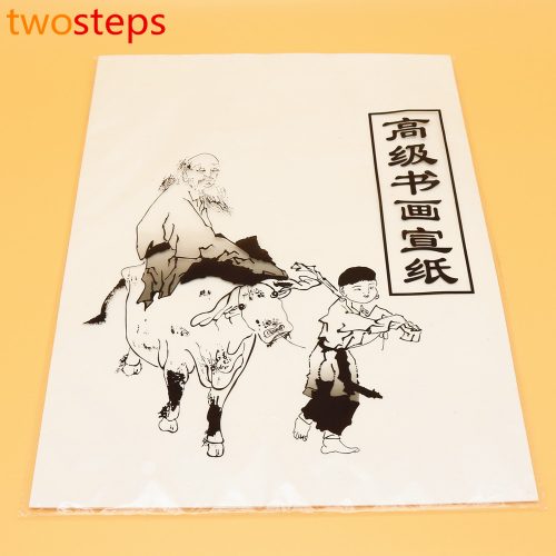 Белая тонкая полупрозрачная рисовая бумага для китайской каллиграфии и живописи