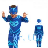 Детские костюмы Кэтбоя, Алетта и Гекко из мультфильма Герои в масках для мальчиков