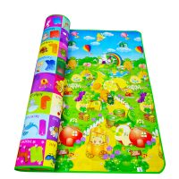 Детский мягкий развивающий непромокаемый коврик для игр на полу для малышей