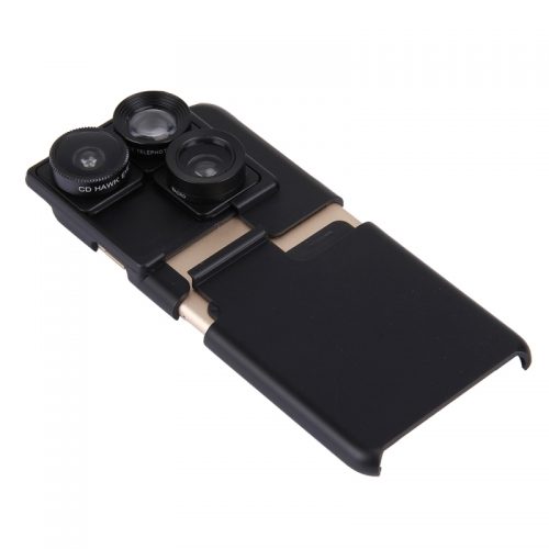 Чехол с тремя сменными линзами для камеры для iPhone 6s, 6s Plus