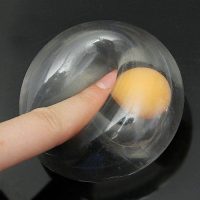 Игрушка антистресс в виде яйца (белок с желтком)