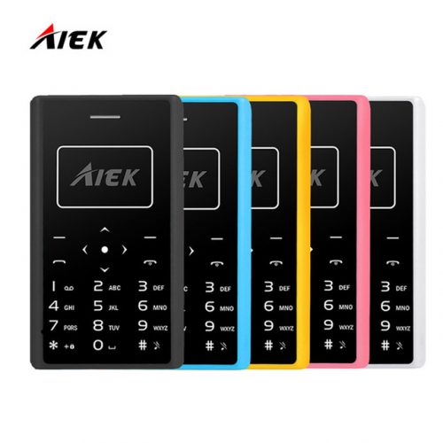 Мобильный ультратонкий карманный мини телефон AIEK X7 1.0″