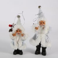 Новогодняя елочная игрушка фигурка Деда Мороза (Санта Клауса) 16/22 см