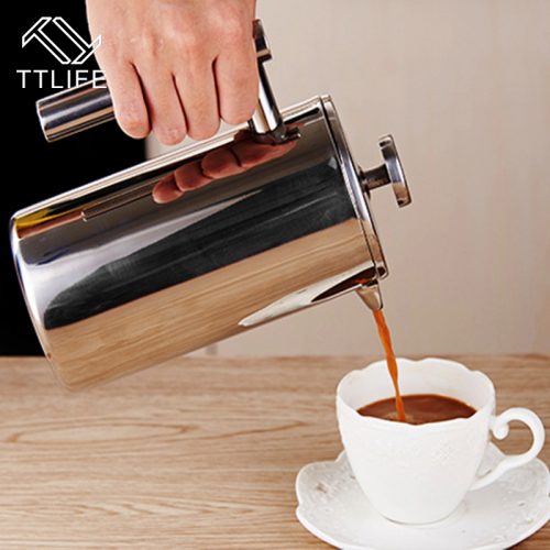Чайник кофеварка перколятор из нержавеющей стали для кофе 350/800/1000 мл