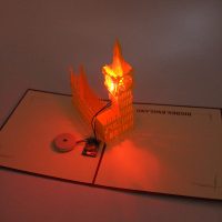 3D открытка со светодиодной подсветкой