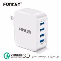 FONKEN Зарядное сетевое устройство на 4 USB порта