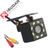 ISUDAR Водонепроницаемая широкоугольная автомобильная камера ночного заднего вида 8 LED
