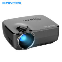 BYINTEK GP70 Цифровой портативный светодиодный проектор для домашнего кинотеатра 1800 люмен HD USB HDMI ЖК-дисплей